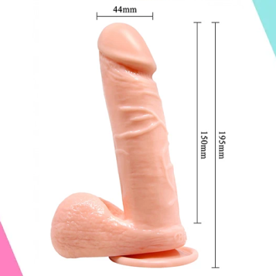 DILDO BRAVE MAN - COLOR CHOCOLATE