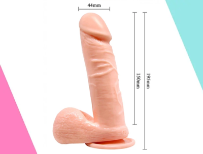 DILDO BRAVE MAN - COLOR CHOCOLATE