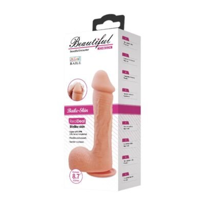 JOHNSON DILDO REALISTA SUPER SOFT  22 CM - Imagen 3