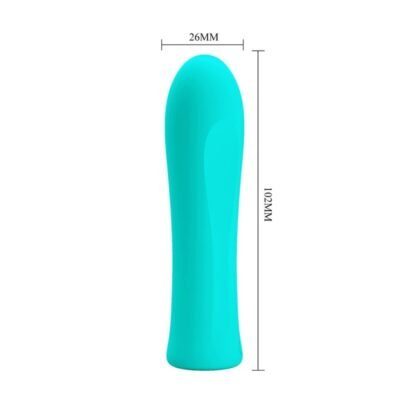 ALFREDA MINI VIBRADOR RECARGABLE - TURQUESA - Imagen 6