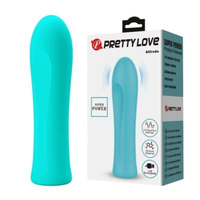 ALFREDA MINI VIBRADOR RECARGABLE - TURQUESA - Imagen 7