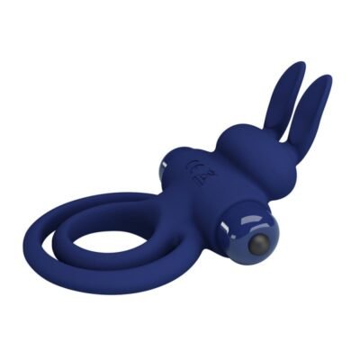 DAREY ANILLO CONEJITO VIBRADOR DOBLE - AZUL - Imagen 4