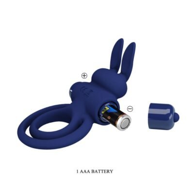 DAREY ANILLO CONEJITO VIBRADOR DOBLE - AZUL - Imagen 5
