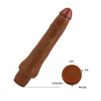 DRYAD VIBRADOR REALISTA 25 CM - CHOCOLATE - Imagen 5