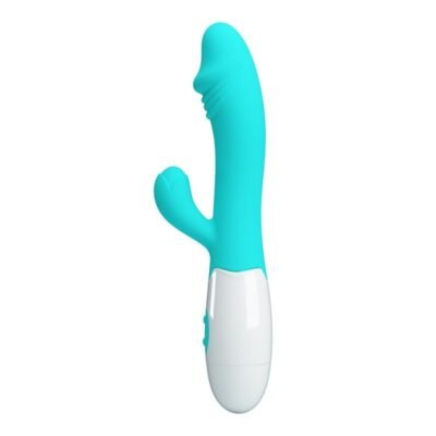 SNAPPY VIBRADOR DOBLE ESTIMULACIÓN - TURQUESA