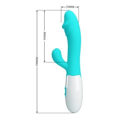 SNAPPY VIBRADOR DOBLE ESTIMULACIÓN - TURQUESA - Imagen 7