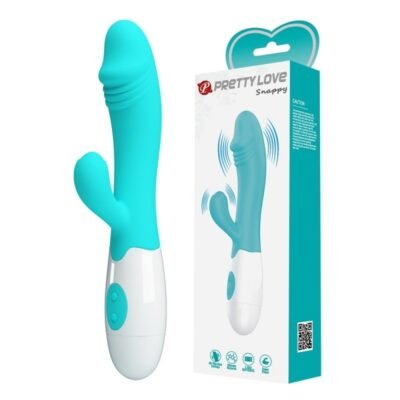 SNAPPY VIBRADOR DOBLE ESTIMULACIÓN - TURQUESA - Imagen 9