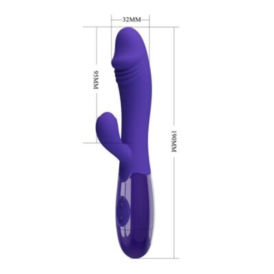 SNAPPY VIBRADOR DUAL RECARGABLE - MORADO - Imagen 6