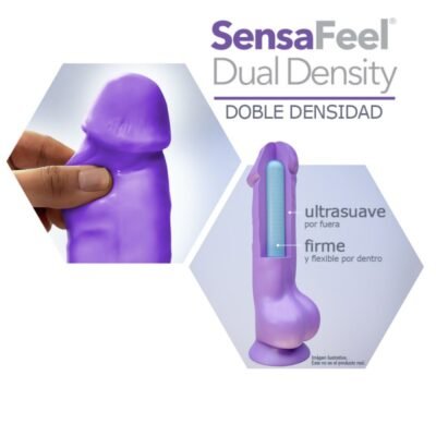 NEO DILDO DOBLE DENSIDAD 19 CM - Imagen 4