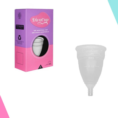 COPA MENSTRUAL DIVA CUP NRO 1 - TAMAÑO RECOMENDADO DE 19 A 30 AÑOS