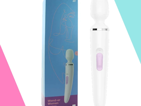 MASAJEADOR DE CLITORIS WAND-ER WOMEN XXL SATISFYER