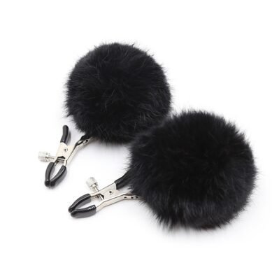PINZAS CON POMPONES PARA PEZONES