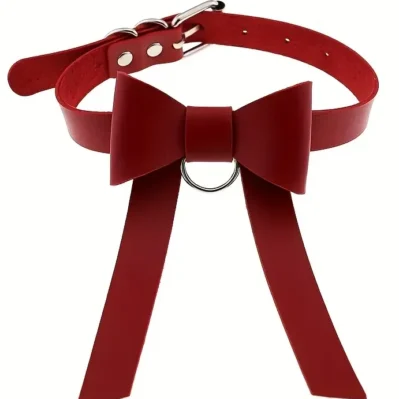 CHOKER SEXY LAZO ROJO